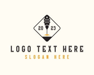 Laser - Laser Cutting Engraving logo design