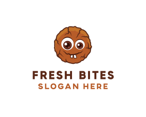 Chocolate Sweet Cookie Bites logo design