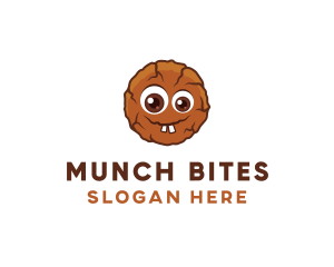 Chocolate Sweet Cookie Bites logo design