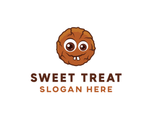 Chocolate Sweet Cookie Bites logo design