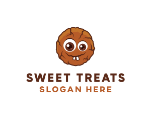 Chocolate Sweet Cookie Bites logo design