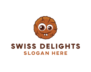 Chocolate Sweet Cookie Bites logo design