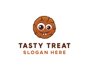 Chocolate Sweet Cookie Bites logo design