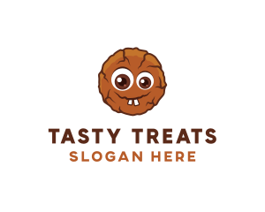 Chocolate Sweet Cookie Bites logo design