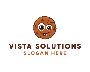 Chocolate Sweet Cookie Bites logo design