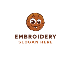 Chocolate Sweet Cookie Bites logo design