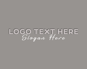 Stylish - Modern Script Business logo design