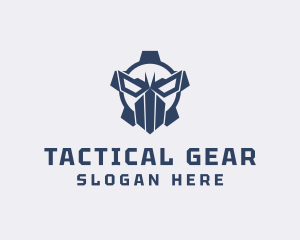 Tactical - Angry Gamer Skull logo design