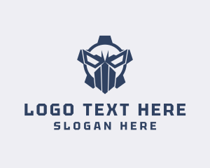 Gamer - Angry Gamer Skull logo design