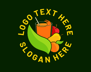 Food - Natural Fruit Drink logo design