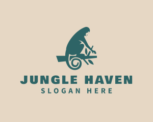 Tree Monkey Jungle logo design