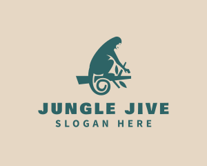 Tree Monkey Jungle logo design