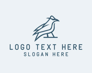 Minimalist - Bird Wildlife Aviary logo design