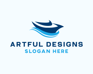 Ship Boat Yacht logo design