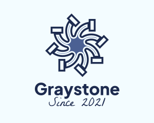 Gray - Gray Plumber Pipe logo design