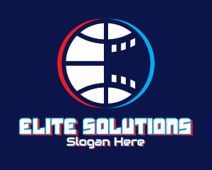Glitchy - Glitchy Basketball Esports logo design