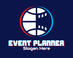 Director - Glitchy Basketball Esports logo design