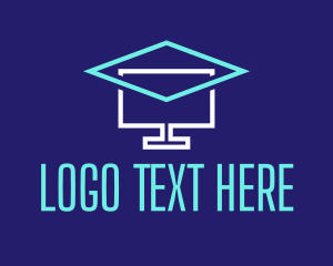 Computer - Distance Learning Class logo design