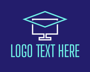 Monitor - Distance Learning Class logo design