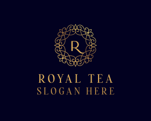 Royal Ornament Wreath logo design