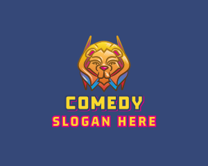 Video Game - Villain Lion Videogame logo design