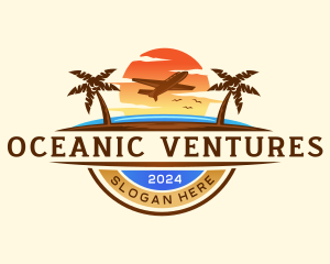 Beach Resort Getaway logo design