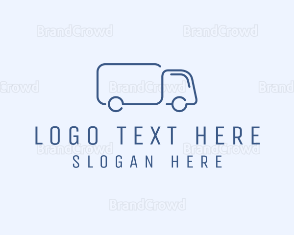Simple Truck Transport Logo