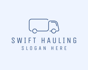 Hauling - Simple Truck Transport logo design