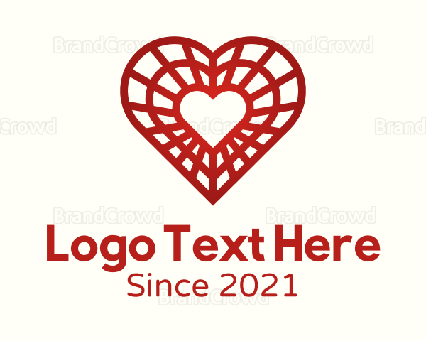 Decoration Valentine Heart Logo