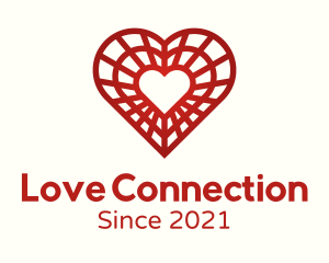 Courtship - Decoration Valentine Heart logo design