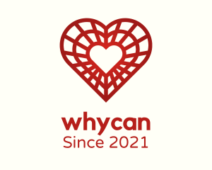Dating Forum - Decoration Valentine Heart logo design