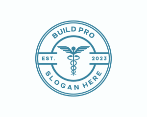 Surgeon - Medical Health Caduceus logo design