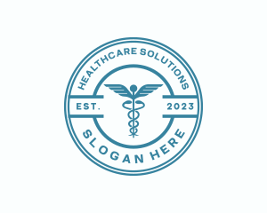 Physician - Medical Health Caduceus logo design