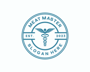 Medical Health Caduceus  logo design