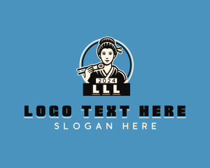 Sushi - Geisha Sushi Culinary logo design