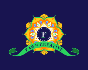 Indian Creative Decor logo design