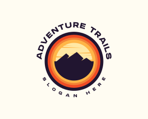 Mountain Peak Trekking logo design