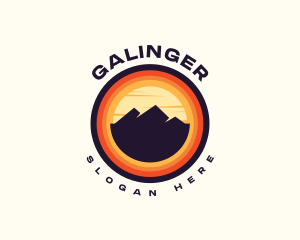 Trekking - Mountain Peak Trekking logo design