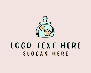 Sweets - Star Cookie Jar logo design