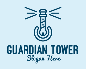 Lighthouse Tower Power logo design