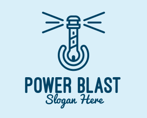 Lighthouse Tower Power logo design