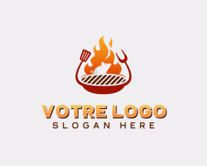 Roast - Roast Pig Grilling BBQ logo design