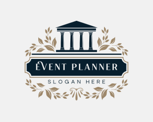 Columns - Greek Column Pillar Structure logo design