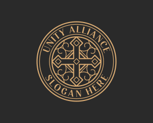 Fellowship - Religious Fellowship Cross logo design