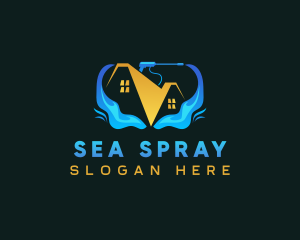 Pressure Washing Sanitation logo design