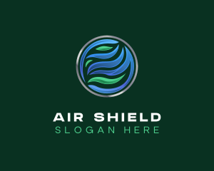 HVAC Air Ventilation logo design