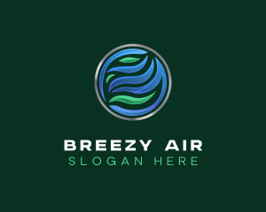 HVAC Air Ventilation logo design