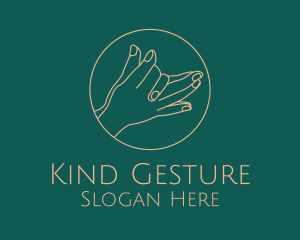 Gesture - Minimalist Hand Gesture logo design