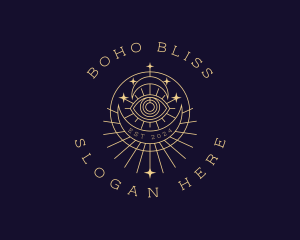 Eye Boho Astrology logo design