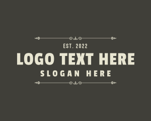Hipster - Casual Brand Business logo design